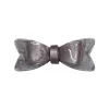 Pink marble-patterned bow hairpins are sweet and girlish style accessories Item Picture